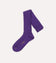 Dark Purple Wool Over-the-Calf Socks