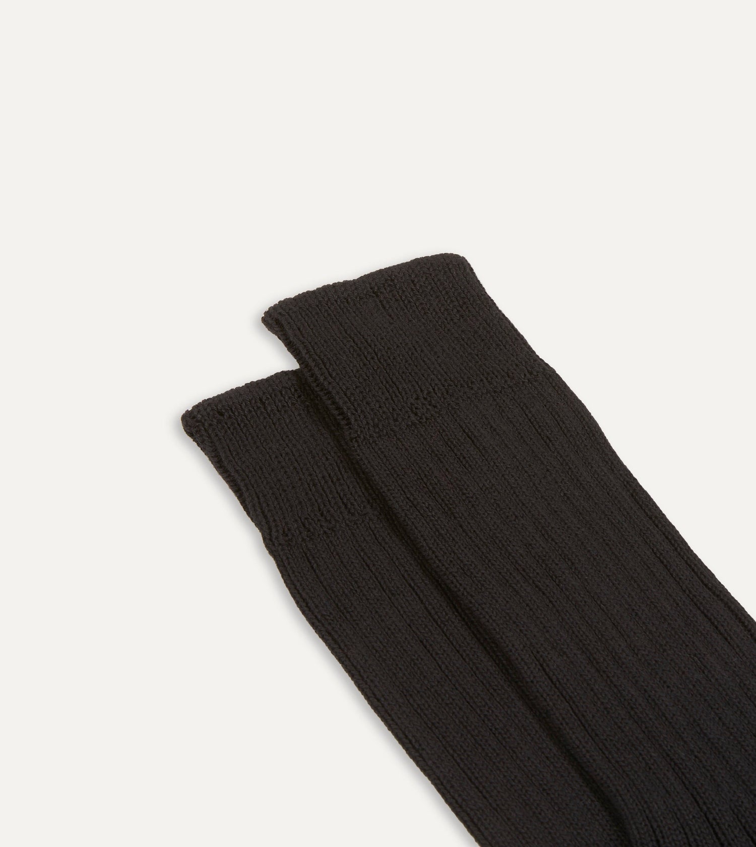 Black Cotton Sports Socks