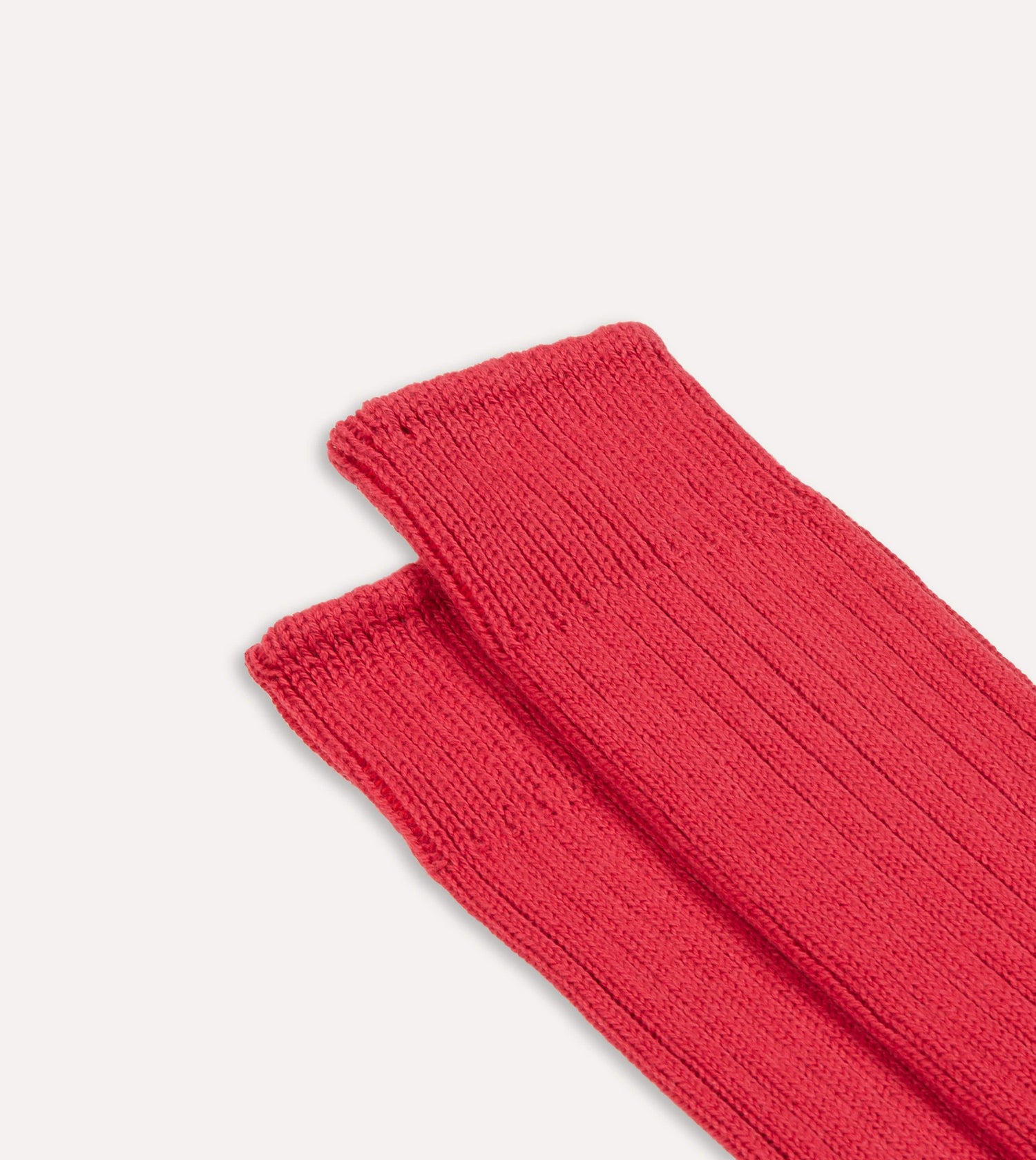 Red Cotton Sports Socks