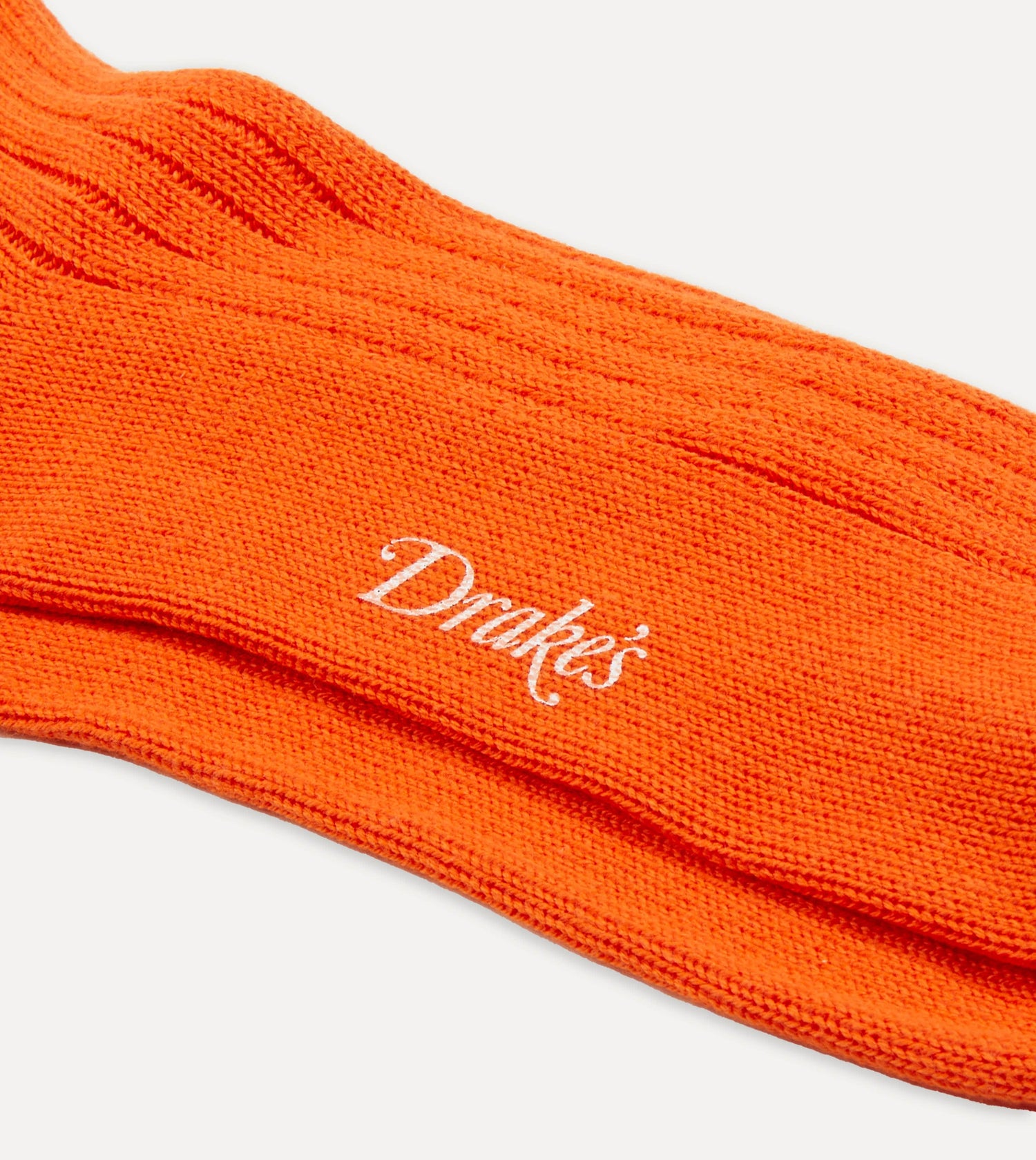Orange Cotton Sports Socks