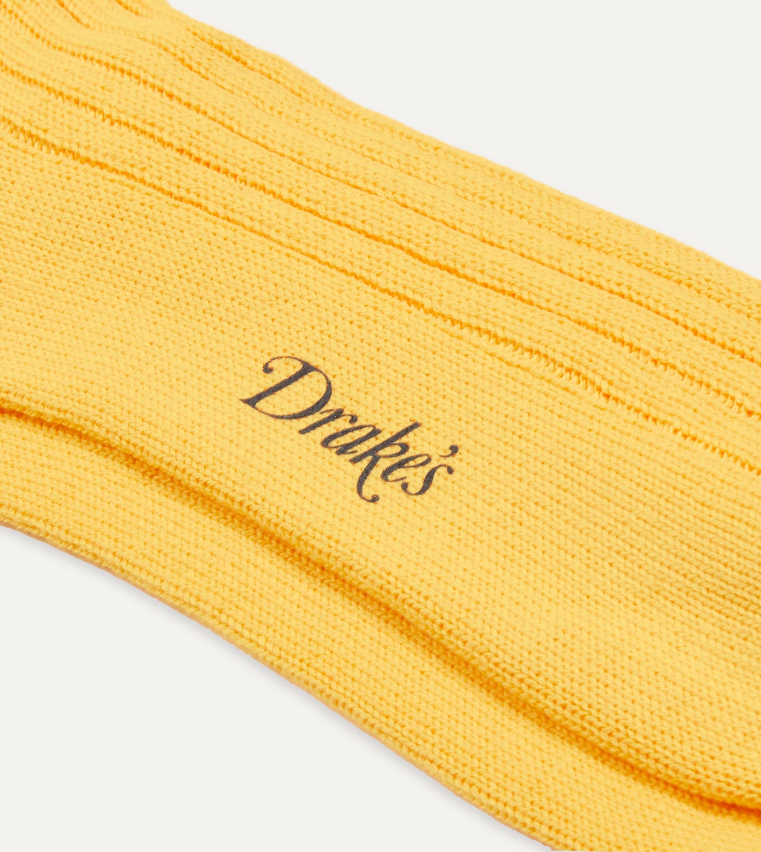 Yellow Cotton Sports Socks