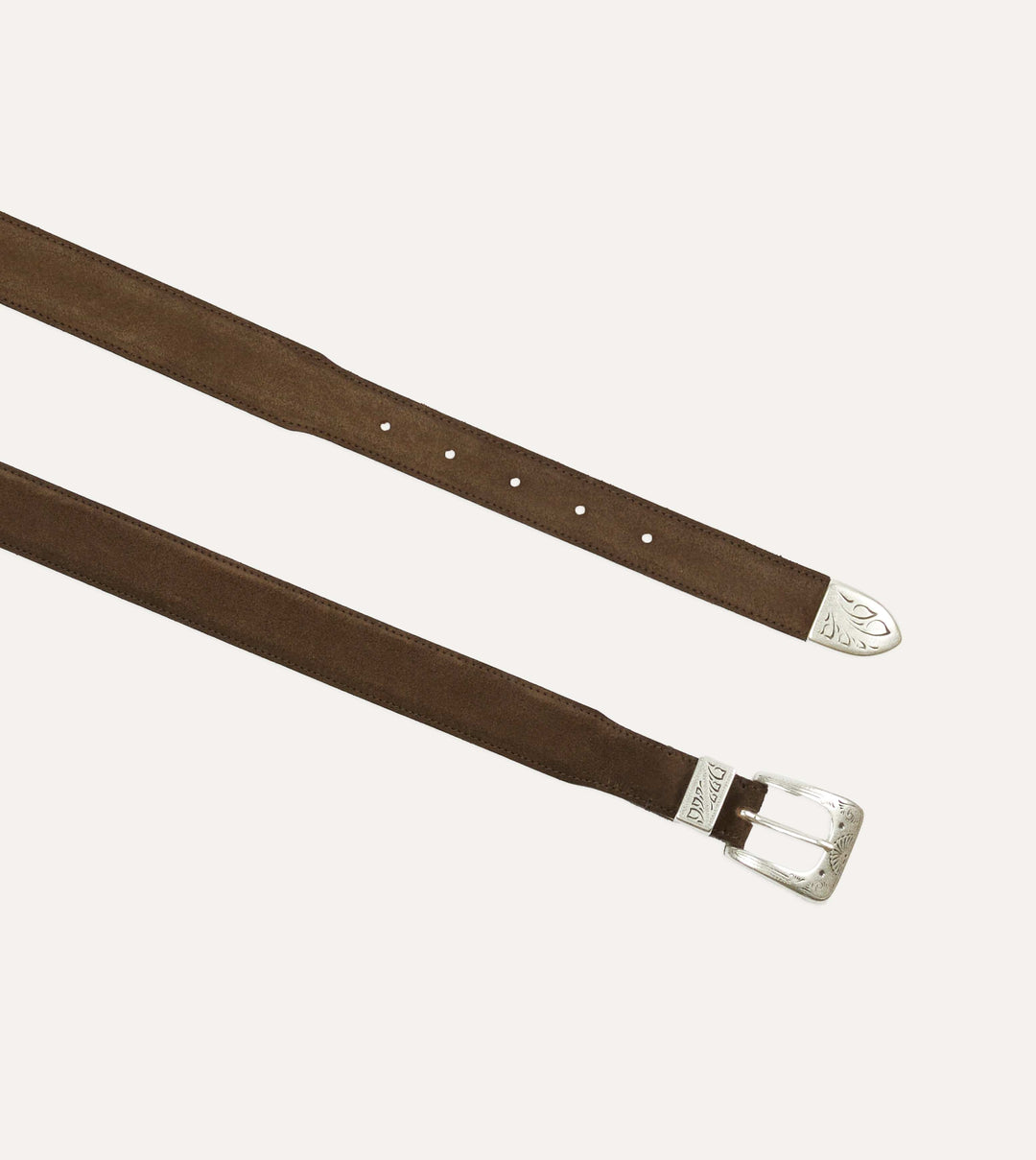 Genuine Suede Western Belt