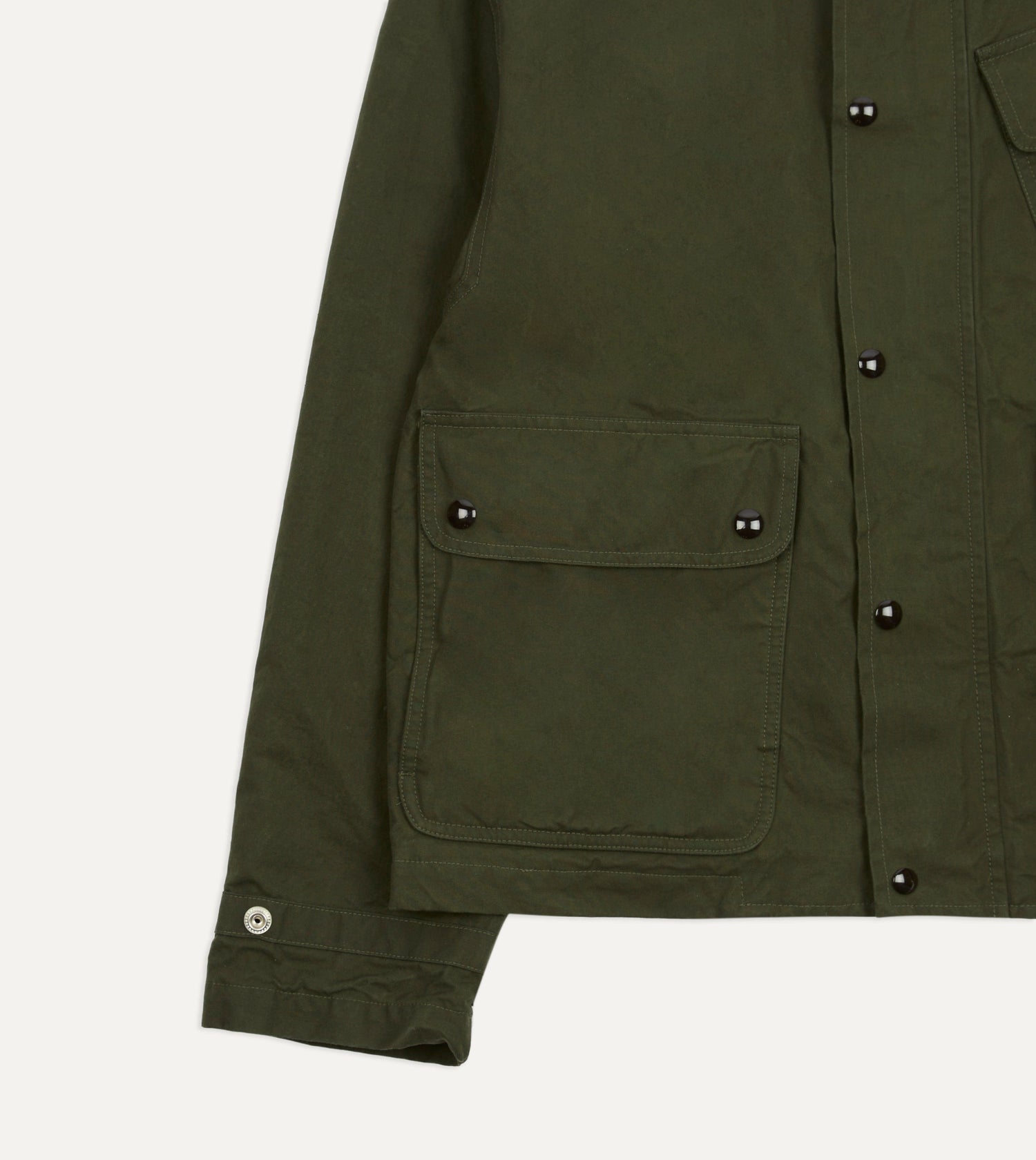 Green Waxed Cotton Wader Jacket