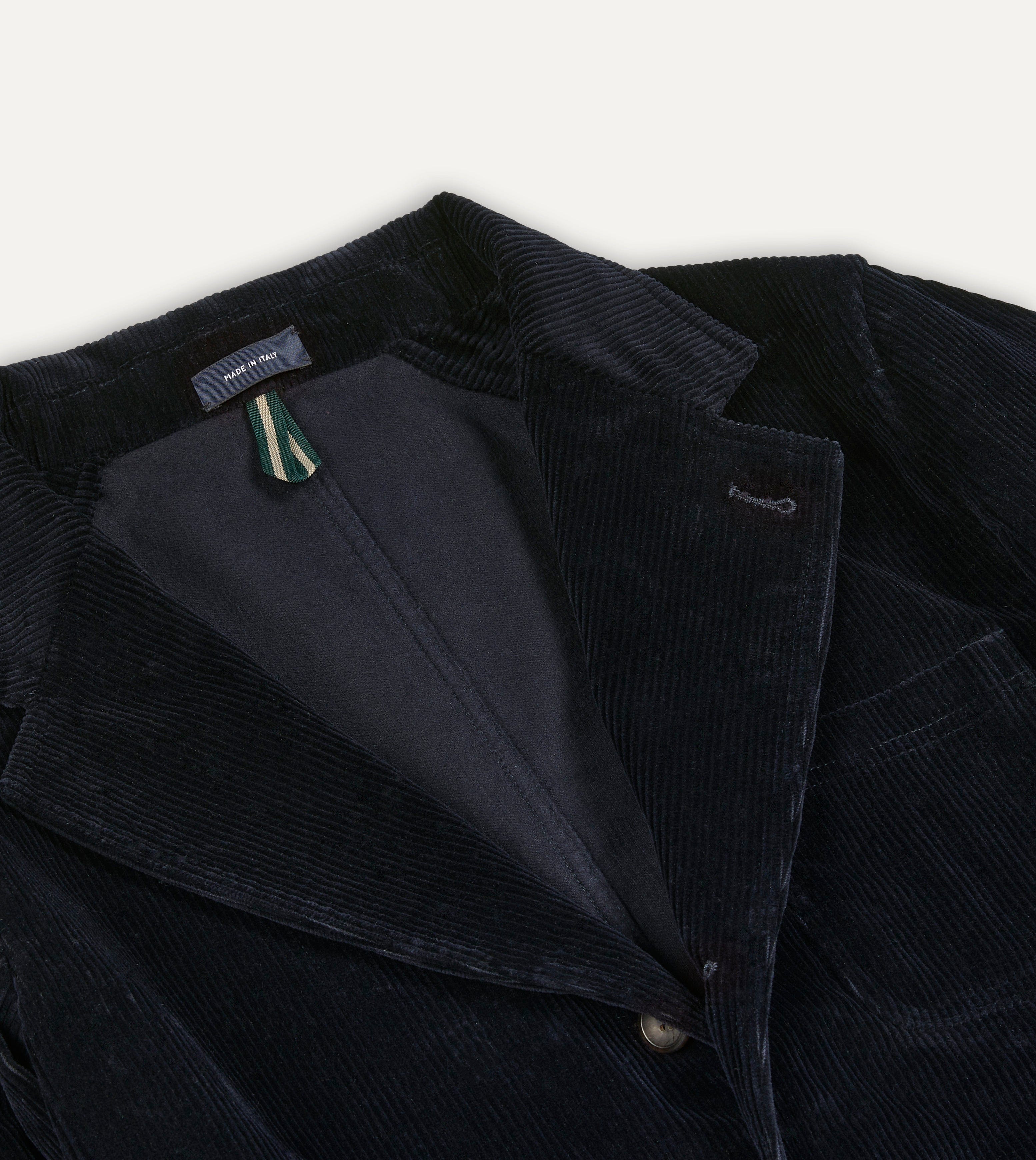 Navy Cotton Corduroy Games Blazer Mk. I – Drakes