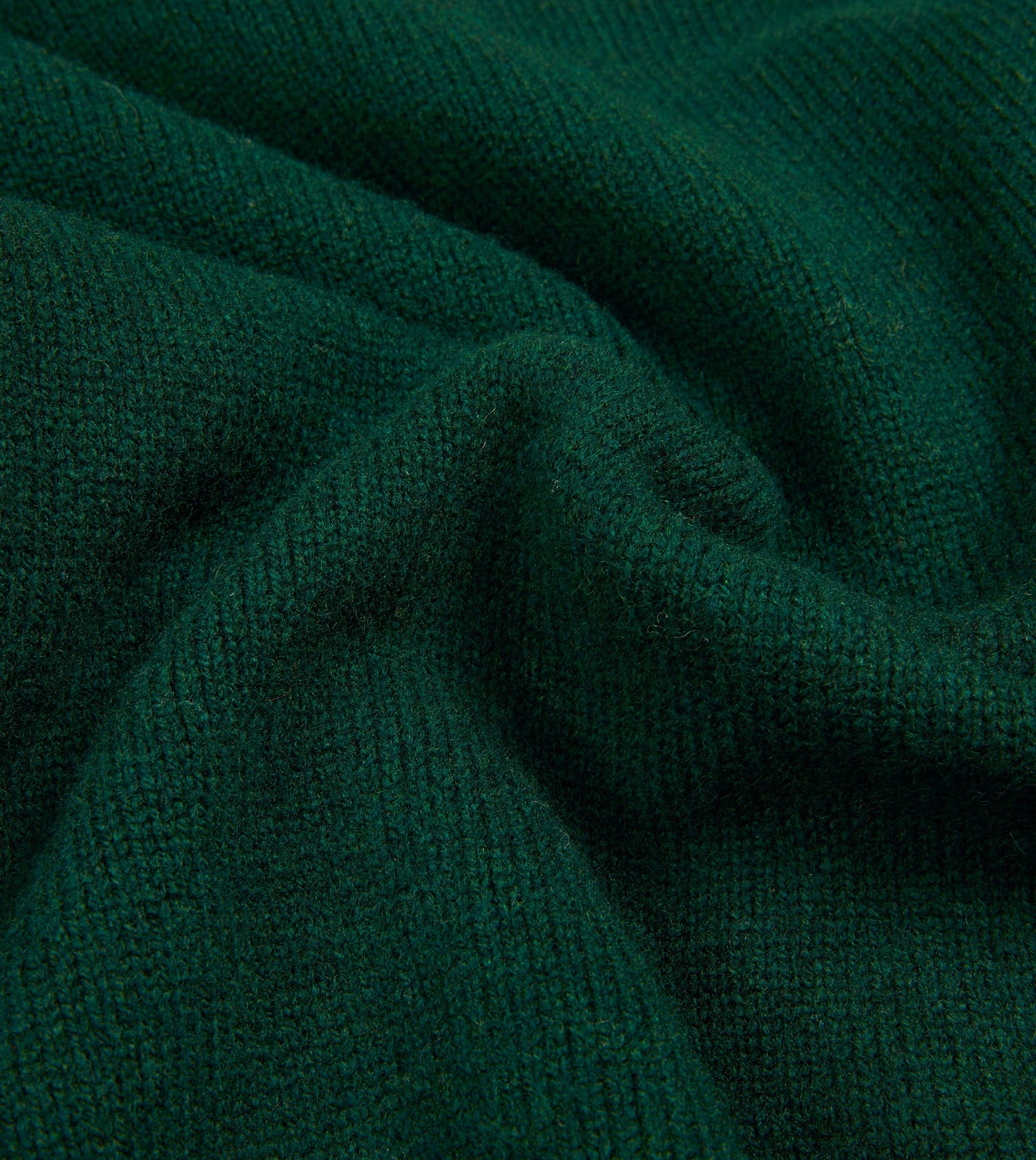 Dark Green Lambswool 6 Button Cardigan