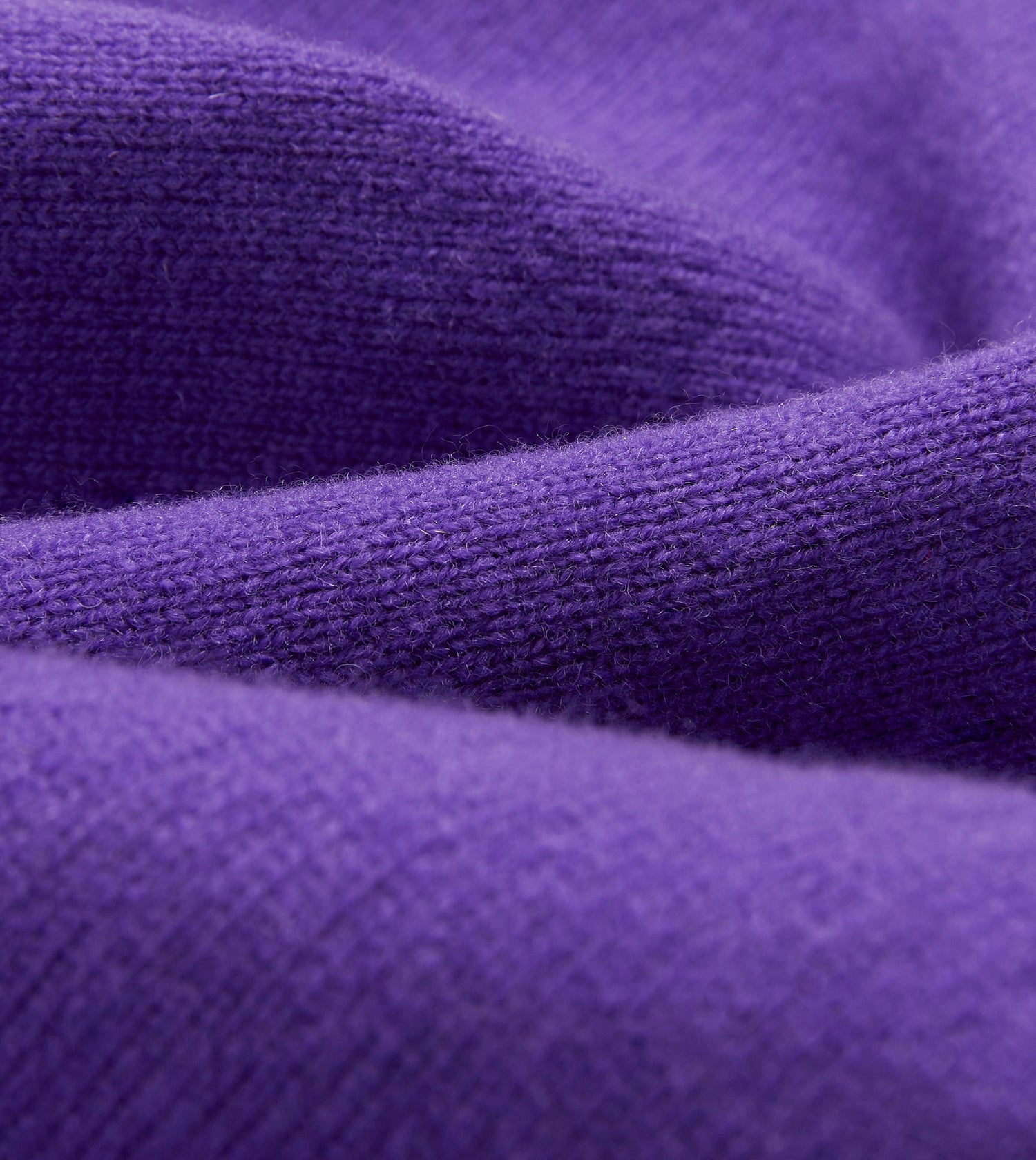Purple Lambswool Sleeveless Cardigan