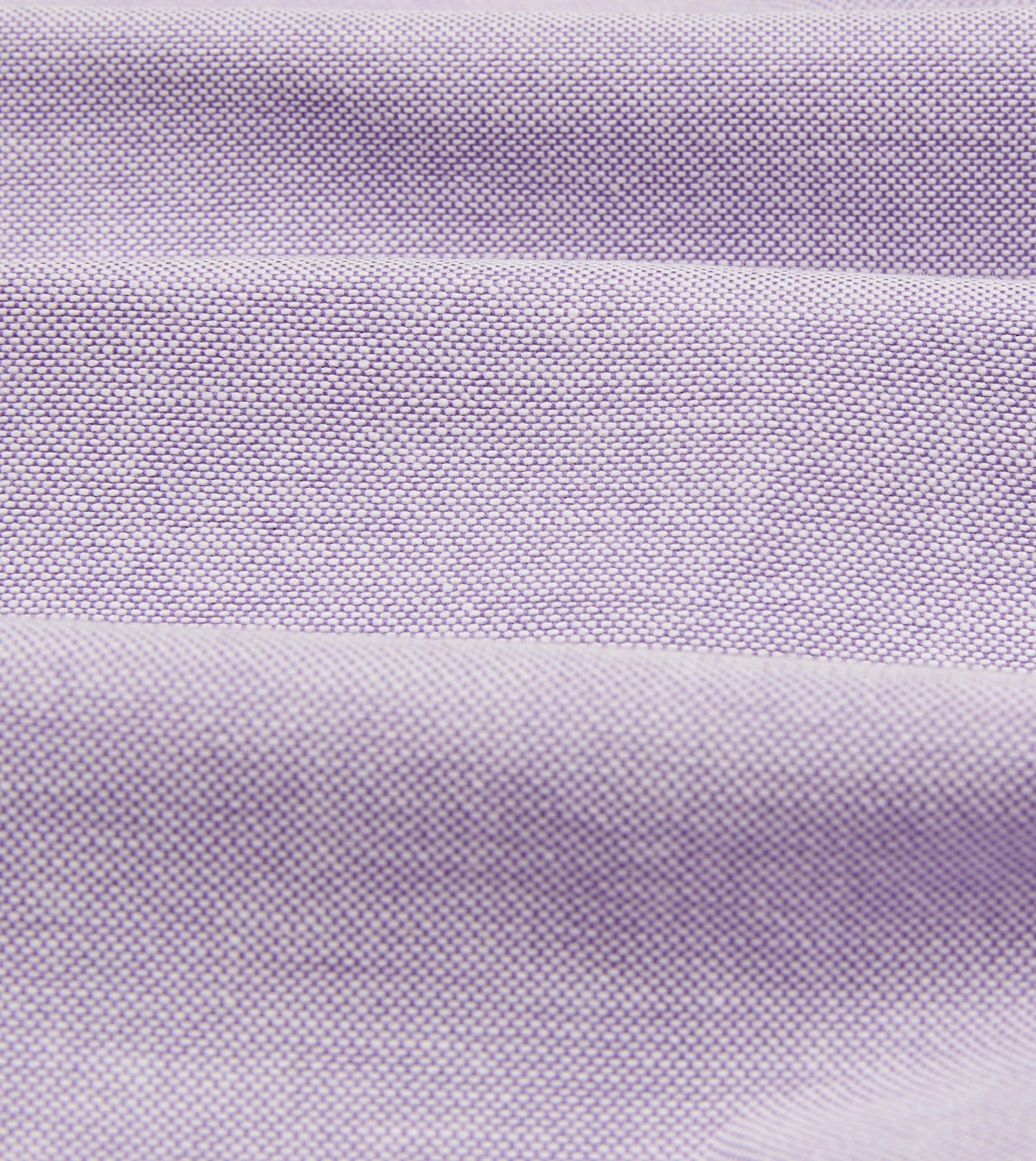Lilac Cotton Oxford Cloth Button-Down Shirt