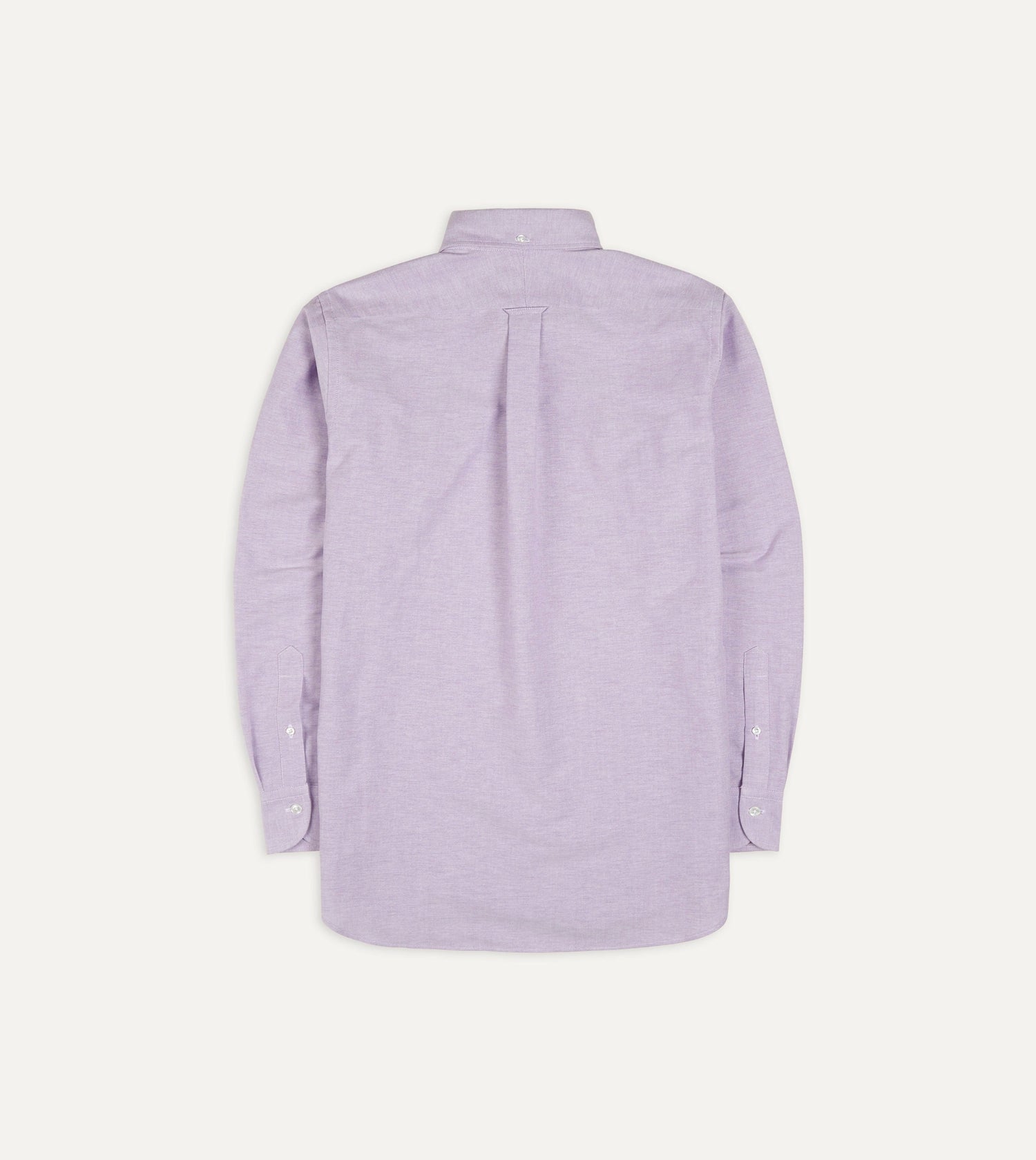 Lilac Cotton Oxford Cloth Button-Down Shirt