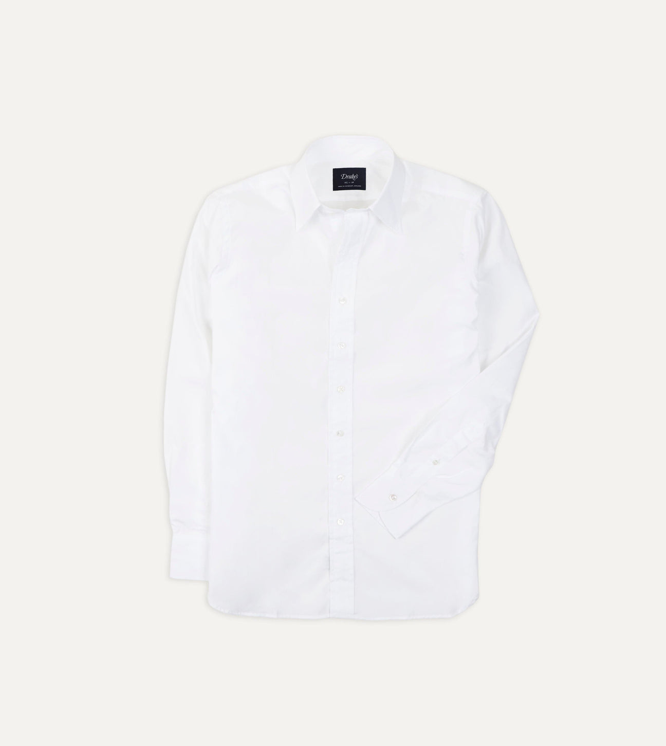 WIDE COLLAR POPLIN SHIRT