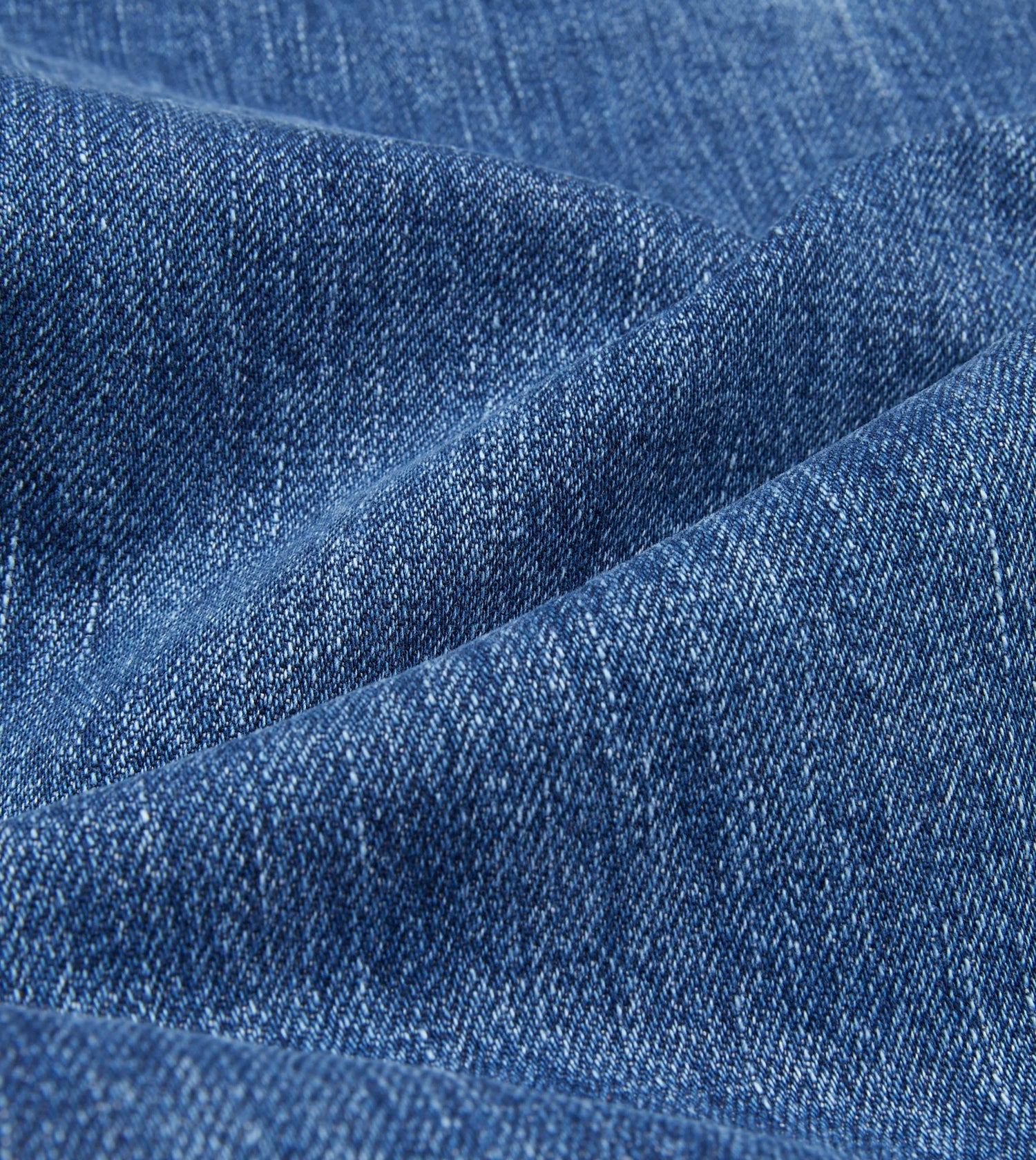 Bleach Wash 14.2oz Japanese Selvedge Denim Five-Pocket Jeans