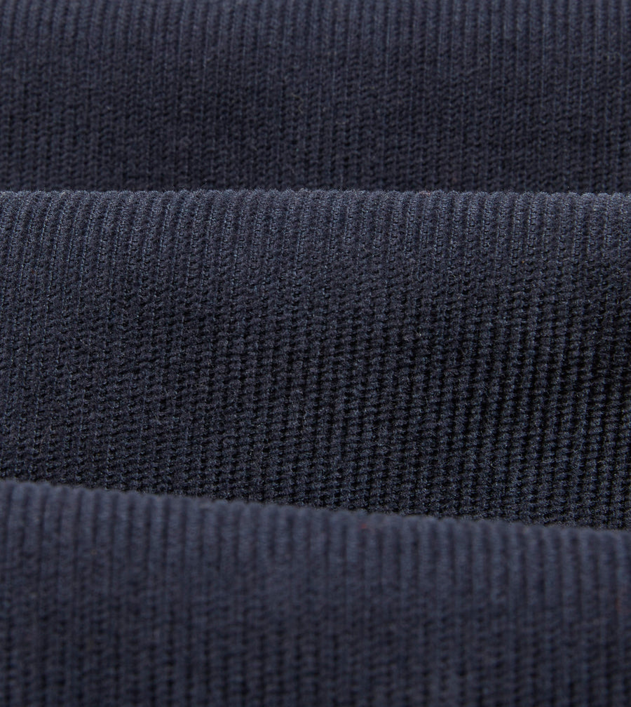Navy Japanese Selvedge Needlecord Five-Pocket Trousers
