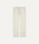 Ecru Japanese Selvedge Needlecord Five-Pocket Trousers