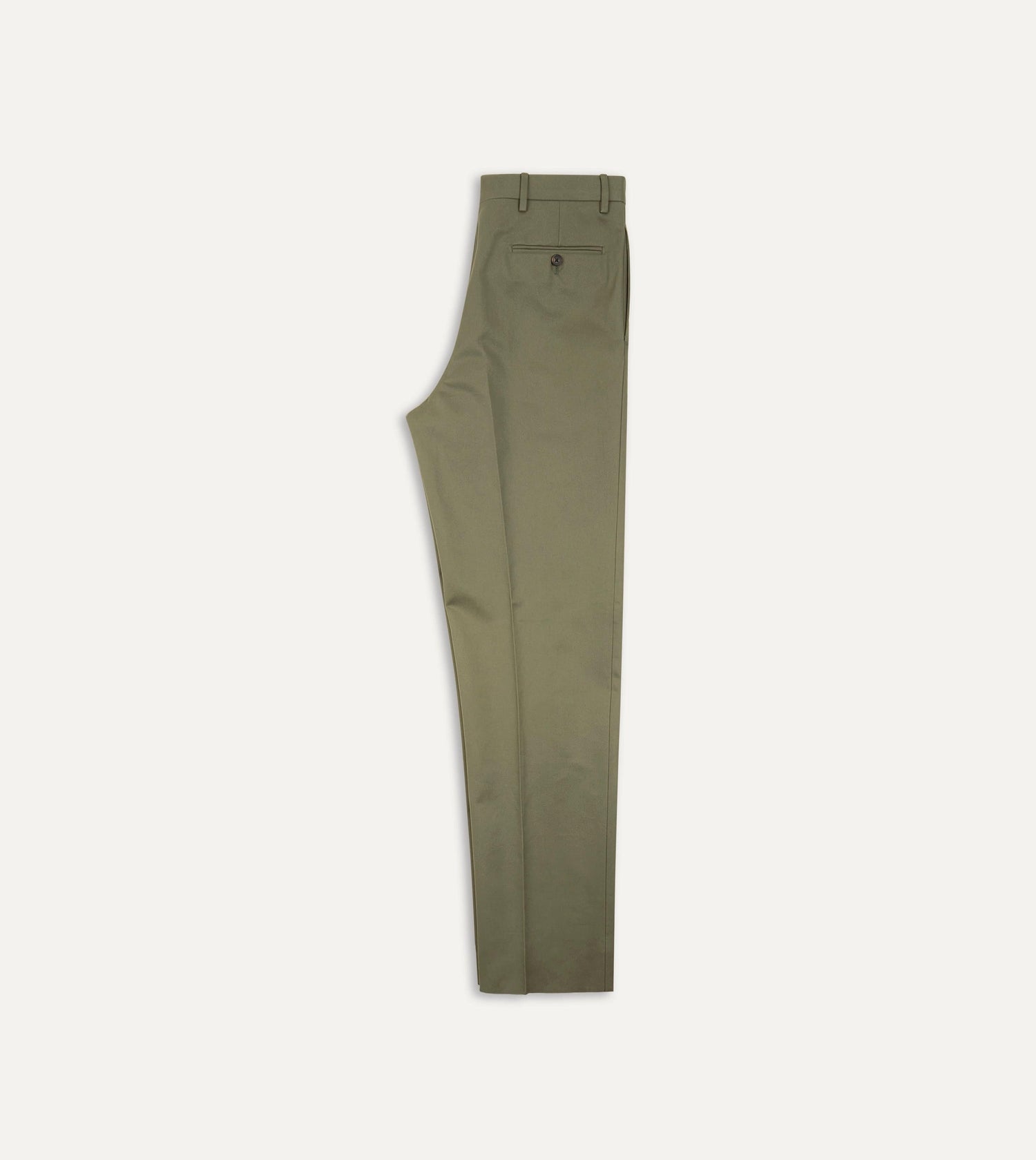 Lovat Cotton Drill Flat Front Trouser