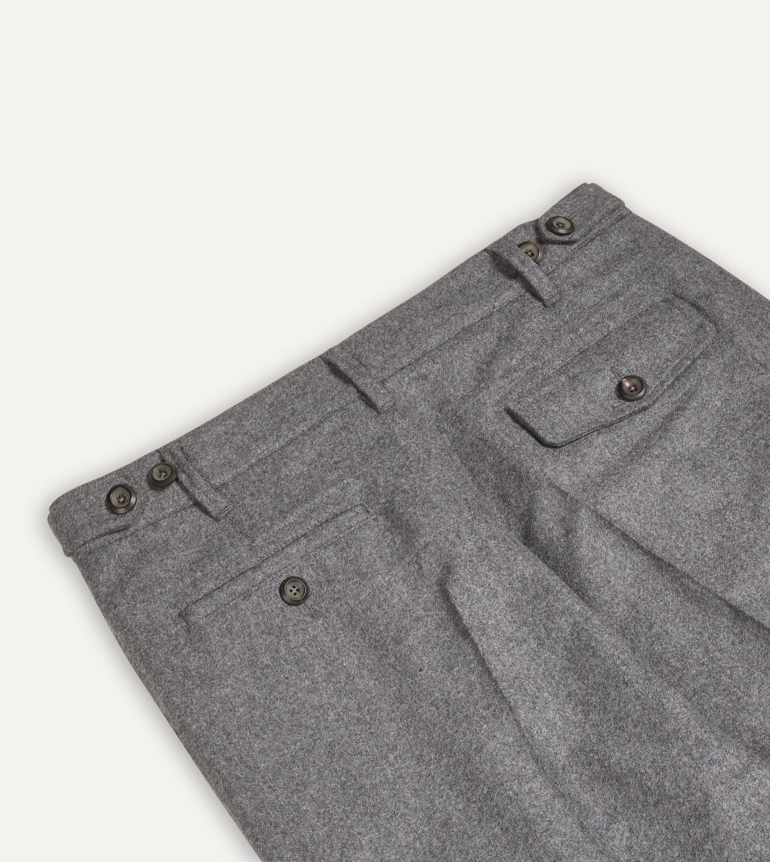 Grey Merino Wool Games Trouser